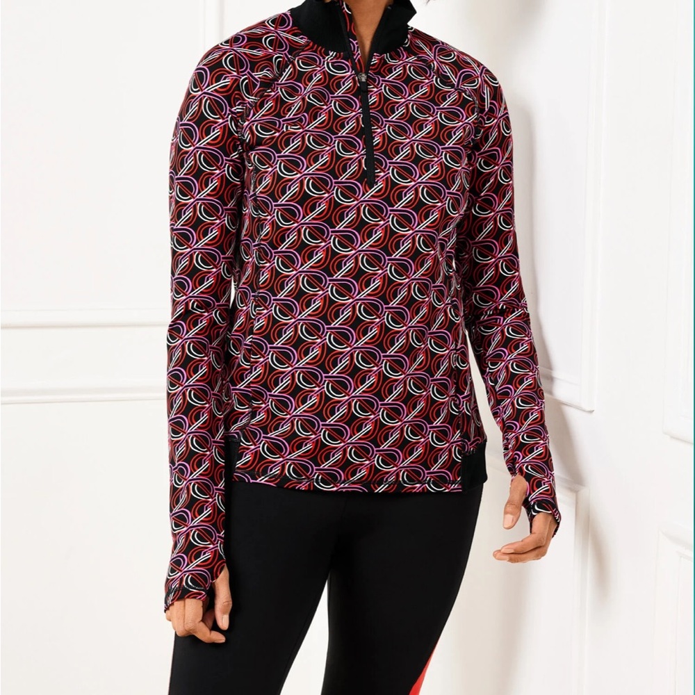 T by Talbots Performance Interlock half-zip pullover - XL - NWT